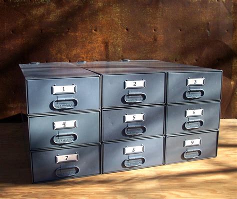 sheet metal organizer|metal stackable storage drawers.